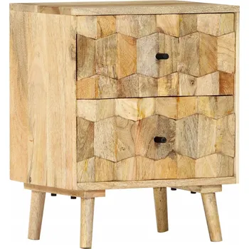 Noční stolek Noční stolek, 40x30x50 cm, masivní mangové dřevo