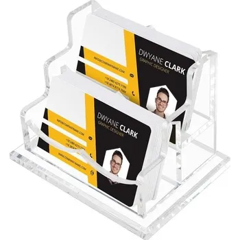 Pořadač na recepty SWAWIS průhledný držák na vizitky