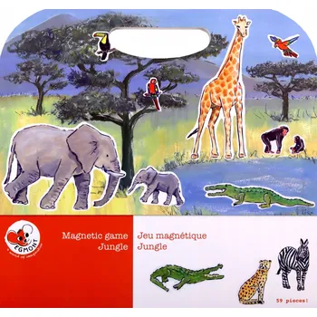ostatní stavebnice Magnetická skládačka Egmont Toys Džungle Věk 3+