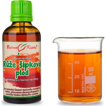 Doplněk stravy Bylinné kapky s.r.o. Růže šípková (šípek) - kapky Duše rostlin (tinktura) 50 ml - Bylinné kapky