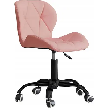 OTOČNÁ ŽIDLE do kanceláře KANCELÁŘSKÁ ŽIDLE růžová ŽIDLE na kolečkách EKO KŮŽE