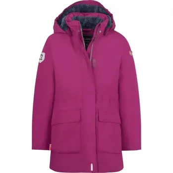 Trollkids Dívčí nepromokavá růžová péřová bunda Alesund (301-235) 116
