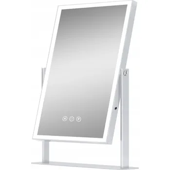 Zrcadlo ZRCADLO S PODSVÍCENÍM, ZRCADLO 12 ŽÁROVEK, 3 BARVY LED SVĚTLA