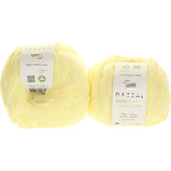 Příze Gazzal Sweet Baby organic cotton 2609 vanilková