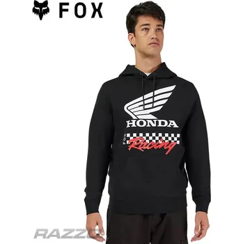 Pánská mikina Pánská mikina FOX X Honda Pullover Fleece Black 2026 XL