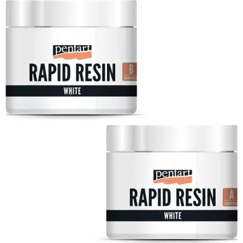 Modelovací hmota Pentart Rapid Resin 1:1 bílá 80 ml