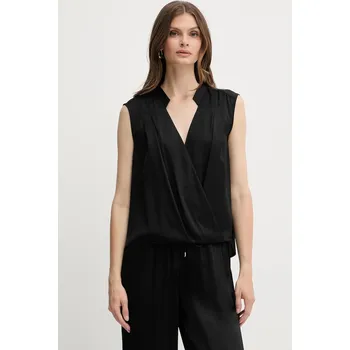 Dámská halenka Hedvábná halenka BOSS Basina 50548238 černá 99X, vel. 36