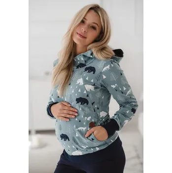 Těhotenská móda Kojící mikina Milk Please Forest