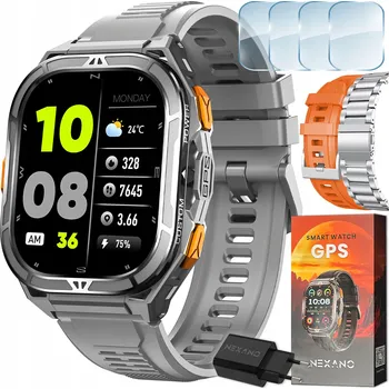 Hodinky Chytré Hodinky Nexano NX5 stříbrný