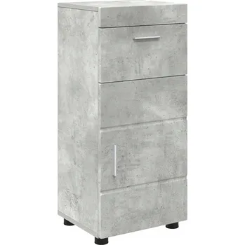 Koupelnový nábytek Sada koupelnových skříněk TULUM Betonově šedá 37 x 31,5 x 82 cm