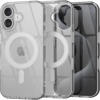 Pouzdro na mobilní telefon Zadní Kryt SUPERO pro Apple iPhone 16 Plus, průhledný