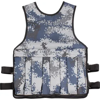 Zátěžové oblečení Merco Hercules zátěžová vesta 10 kg modrá uni