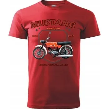 Pánské oblečení Tričko STRIKER JAWA Mustang Barva: bílá, velikost: S