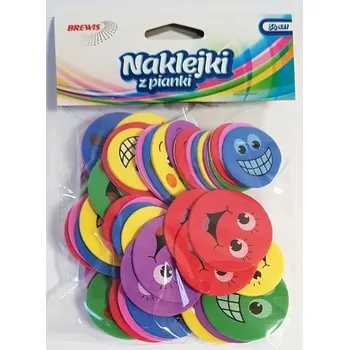 samolepka Pěnové Samolepky Brewis 54 ks