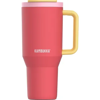 Termohrnek Termohrnek s teleskopickým brčkem Kambukka Rio Tumbler 950 ml Pink Papaya
