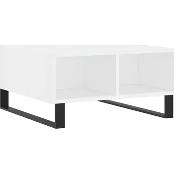 Konferenční stolek VidaXL Konferenční stolek, bílý, 60x60x30 cm