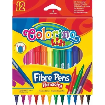 Fixy Popisovače , 12 barev, tenký Fixy , Colorino