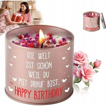 Obraz Dárek k narozeninám pro ženu Aromaterapeutické sójové svíčky