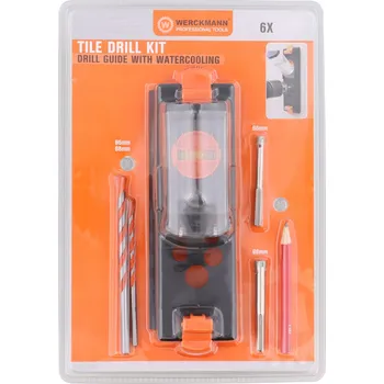 Vrták WERCKMANN SADA VRTÁKŮ DO OBKLADŮ 6 ks, 6 a 8 mm
