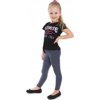 Dětské legíny dlouhé bavlněné elastické džínové kalhoty 122