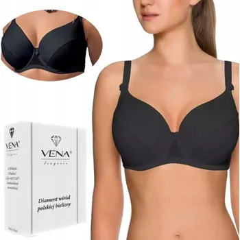 Podprsenka Vyztužená podprsenka Vb-231 Vena černá 80D