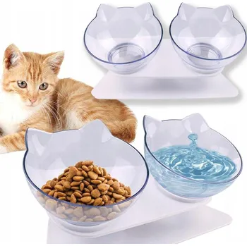 Miska pro psa Sada dvou misek na krmení PrzydaSie, plastové, 0 ml