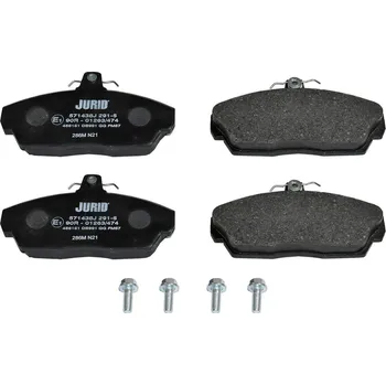 Brzdová destička Sada brzdových destiček, kotoučová brzda JURID 571438J