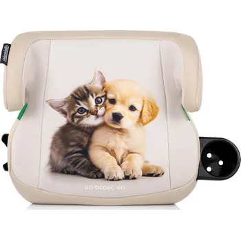 Autosedačka CHIPOLINO Podsedák Go Boost i-Size 125-150cm Isofix Kitten a Puppy