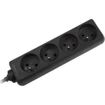 Napájecí kabel Prodlužovací kabel zásuvková lišta 3 m 4 zásuvky Rebel