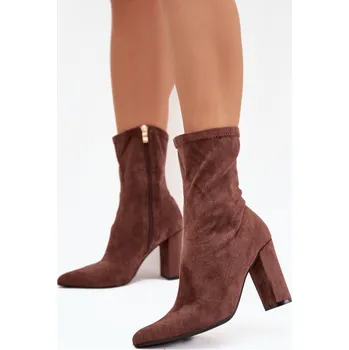 Dámská zimní obuv Boty na podpatku model 217737 Step in style 39