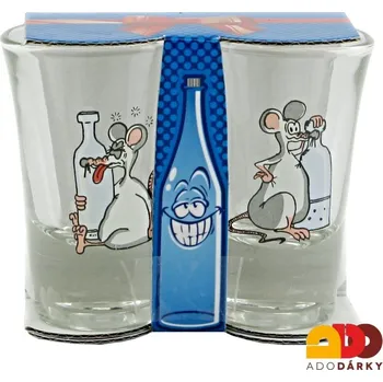 Sklenice Sada 2 odlivek - Myši 0,025 l (Štamprle)