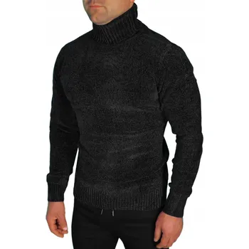 Pánský svetr Červený svetr Red Fireball H2421 černý rolák velikost XXL