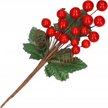 Vánoční dekorace DEKORACE VĚTVIČKA NA VÁNOČNÍ STROMEČEK VĚNEC FLORET