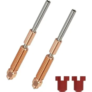Sada 2 kusů trysky 0,2 mm pro K1C a Ender 3 V3 Tri-metal integrovaná vysokorychlostní tryska s rychlou výměnou
