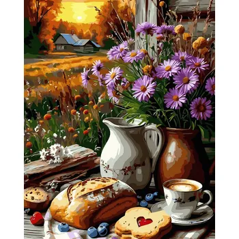 MALOVÁNÍ PODLE ČÍSEL Kreativní obrazy k malování podle čísel S RÁMEM