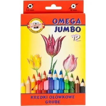 Pastelka PASTELKY OMEGA JUMBO 12 barev KOH-I-NOOR