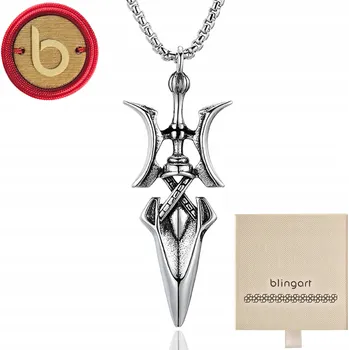 Náhrdelník Náhrdelník s PŘÍVĚSKEM ocel 316L meč Halapartna