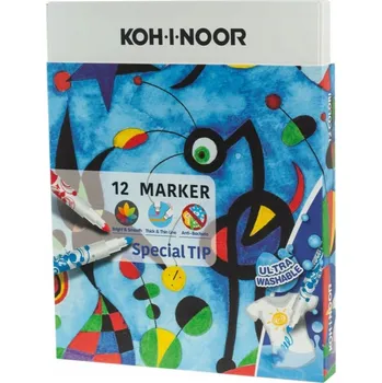 Fixy se speciálním hrotem Koh-I-Noor, 12 barev