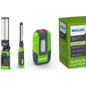 Vrták Philips Xperion 3000 Sada LED dílenských svítilen X30BOPOSLCM