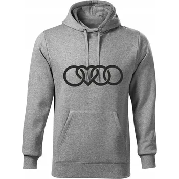 Pánská mikina JHK Pánská mikina s kapucí velikost S