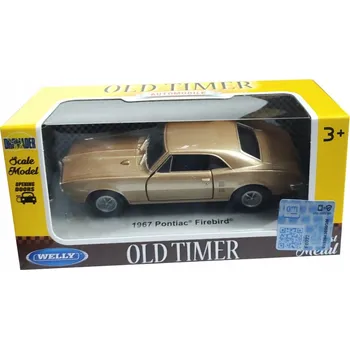 autíčko KOVOVÝ MODEL AUTA WELLY 1967 Pontiac Firebird