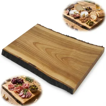 Kuchyňské prkénko Kuchyňské prkénko TŘEŠEŇ S KŮROU na servírování, krájení a podávání chuťovek