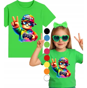Chlapecké tričko Dětské tričko Roblox Gaming T-Shirt 2XS 104cm A3 + TETOVÁNÍ