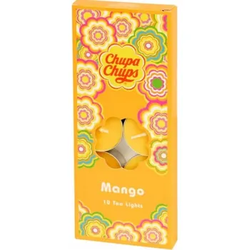 Svíčka Parafínová vonná svíčka Mango Chupa Chups 10 ks