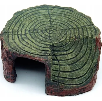 Dekorace do akvária Dekorace do terária Kmen Úkryt 13x12x6 cm