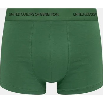 Pánská móda Boxerky United Colors of Benetton 3OP82X077 zelená 77X, vel. S