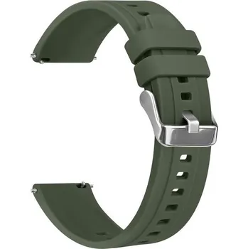 Řemínek na hodinky Silikonový náhradní řemínek Vancle, 22mm řemínek na hodinky pro muže a ženy, s 22mm rychloupínacími