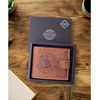 Peněženka Luxusní pánská kožená peněženka na patent se znamením zvěrokruhu Vodnář premium kůže Master Pragati Elite GTI 2550L