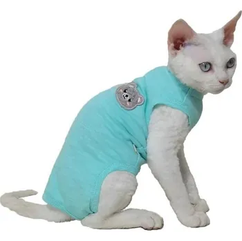 tréninková pomůcka pro psa PetSmiler kočičí overal po operaci - overal pro kočky plemene Sphynx, elastické oblečení s ochranou