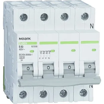 Jistič Noark 100433 Ex9BH 3PN C50 Instalační jistič 10 kA, charakteristika C, 50 A, 3+Npól (Ex9BH 3PN C50)